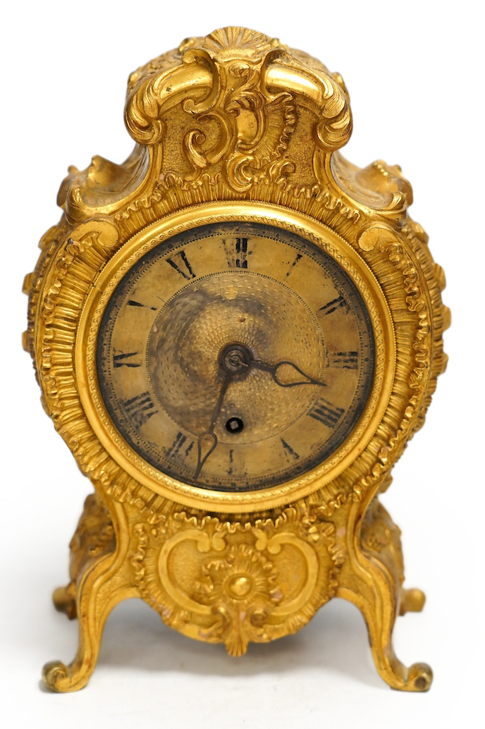 J. Lamb, 86 Newman Street. A William IV ormolu mantel timepiece